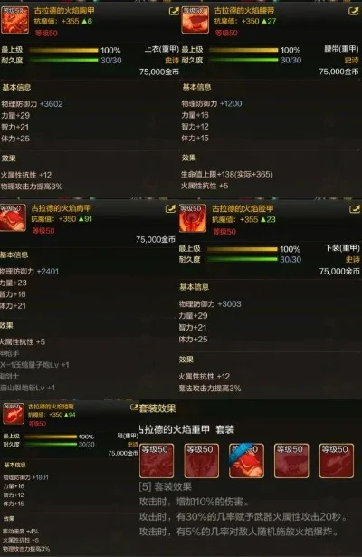 手游dnf装备火属性-火属性装备奥秘解析